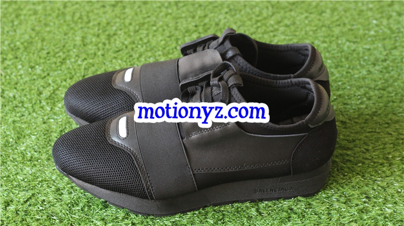 Balenciaga Race Runner Trainers All Black